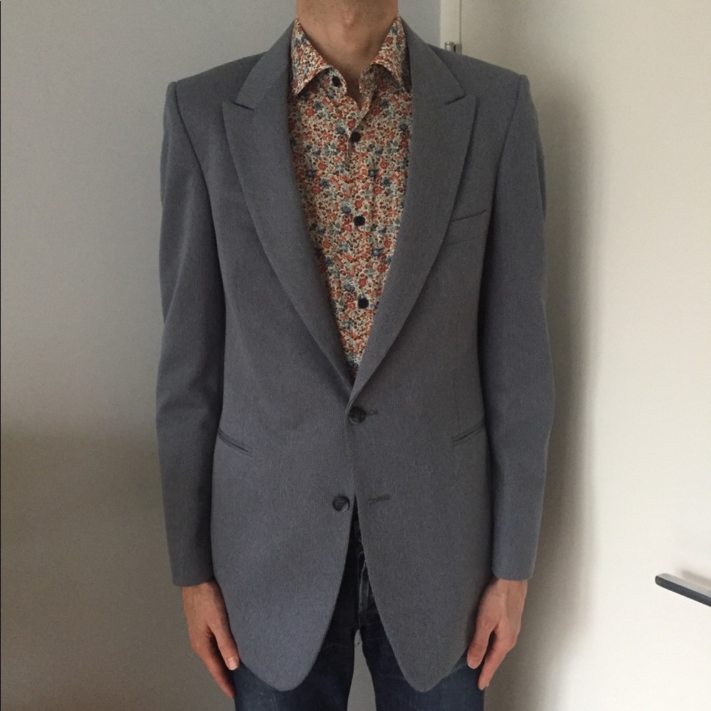 Silverman’s Vintage 70s Blue/Grey jacket Size 38L